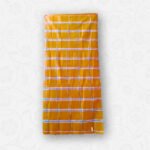 Orange Check Design, Eco 100% Color Lock Cotton Lungi - Image 4